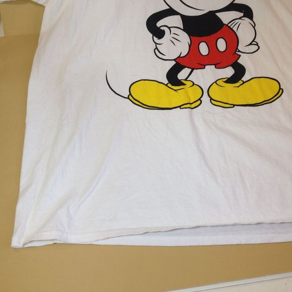 Disney Mickey Mouse Port & Company White  T Shirt Graphic Shirt Size 2XL - Picture 5 of 13